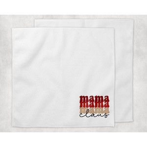 Mama Claus Santa Christmas Bathroom Hand Towel